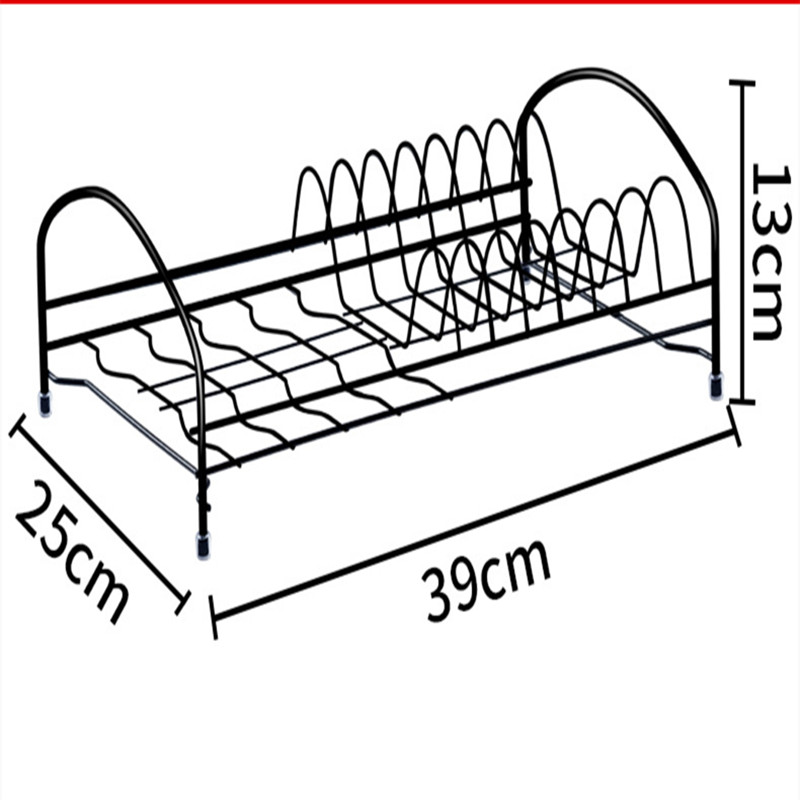 Single layer drain rack