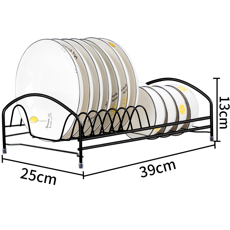 Single layer drain rack